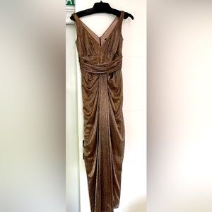 Gold gown by David Meister. Size 2